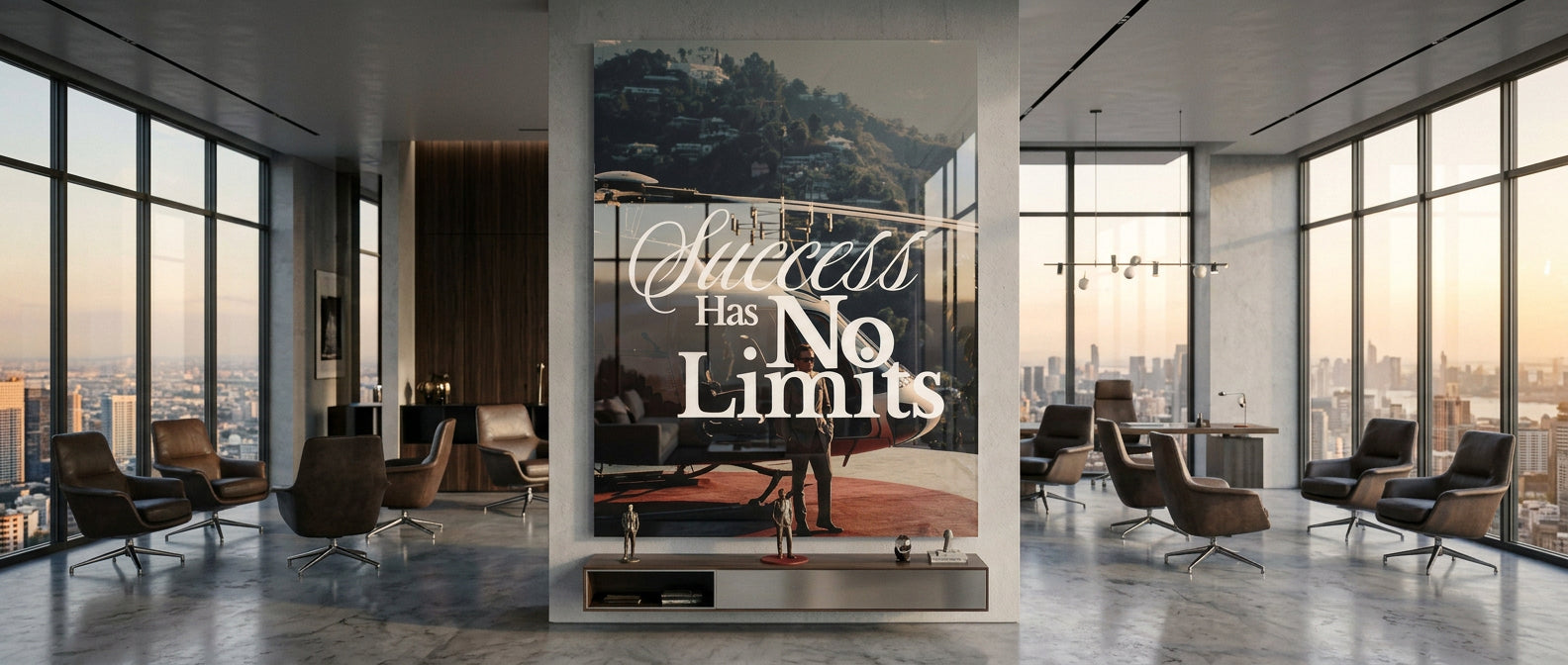 Success has no limits Acrylglasbild Banner
