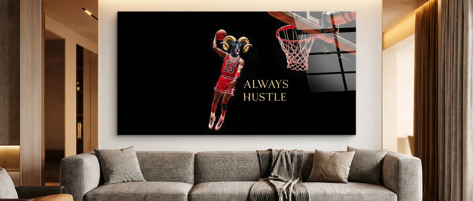 GOAT Dunk Acryl Website Banner