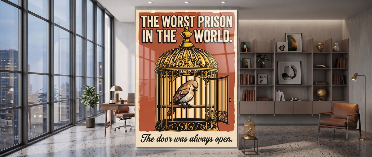 Acrylglasbild The Worst Prison In The World Website Banner