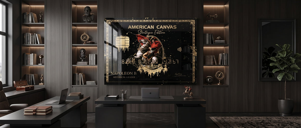 Acrylglasbild Royal American Canvas – Napoleon Website Banner