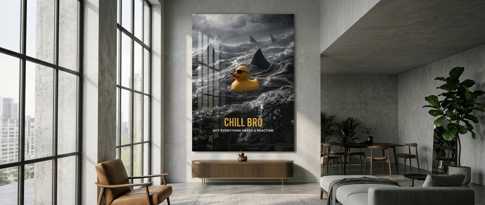 Chill Bro Acrylglasbild Website Banner