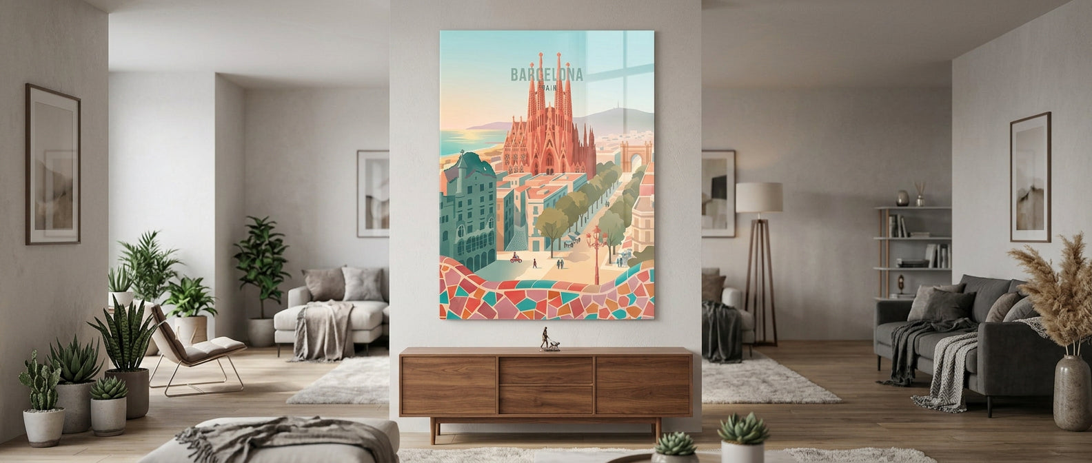 Barcelona Acrylglasbild Website Banner