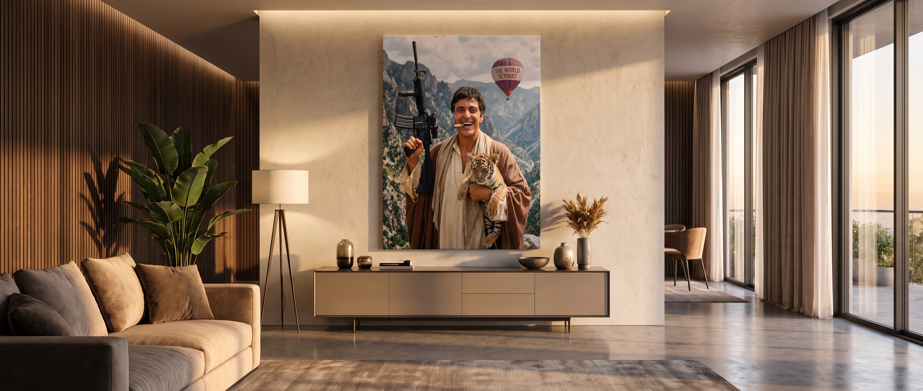 DOTCOMCANVAS 3705 Leinwandbild Banner