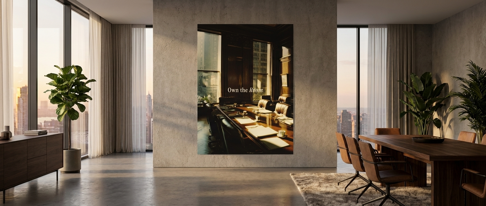 Own the Room Poster Banner