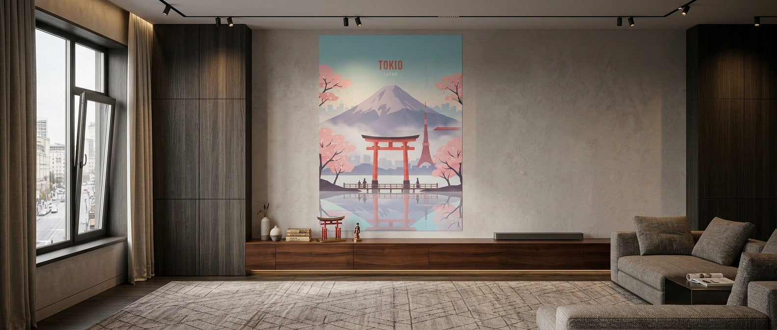 DOTCOMCANVAS Tokyo Banner Poster