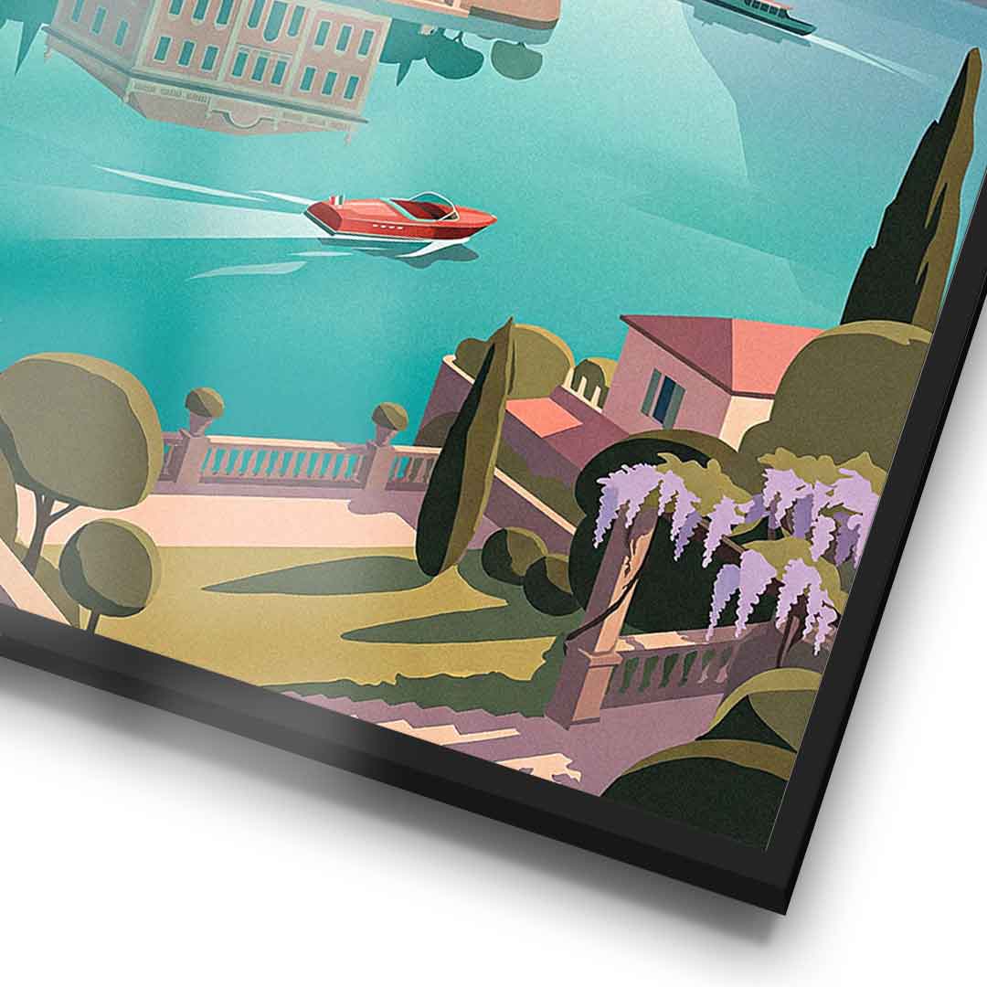 DOTCOMCANVAS Como Poster Bilderrahmen Detail