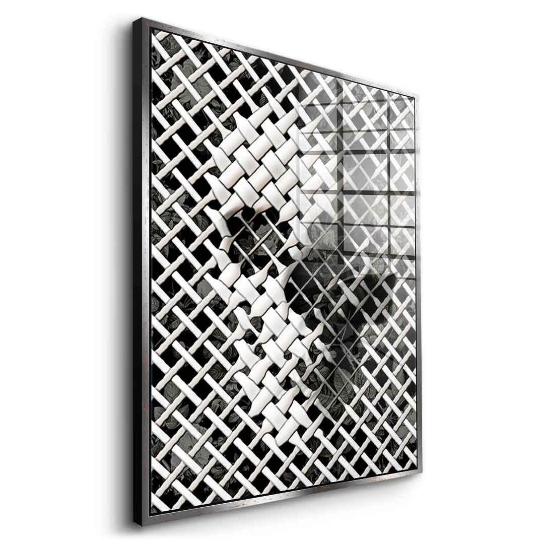 Wicker Skull - Acrylglas