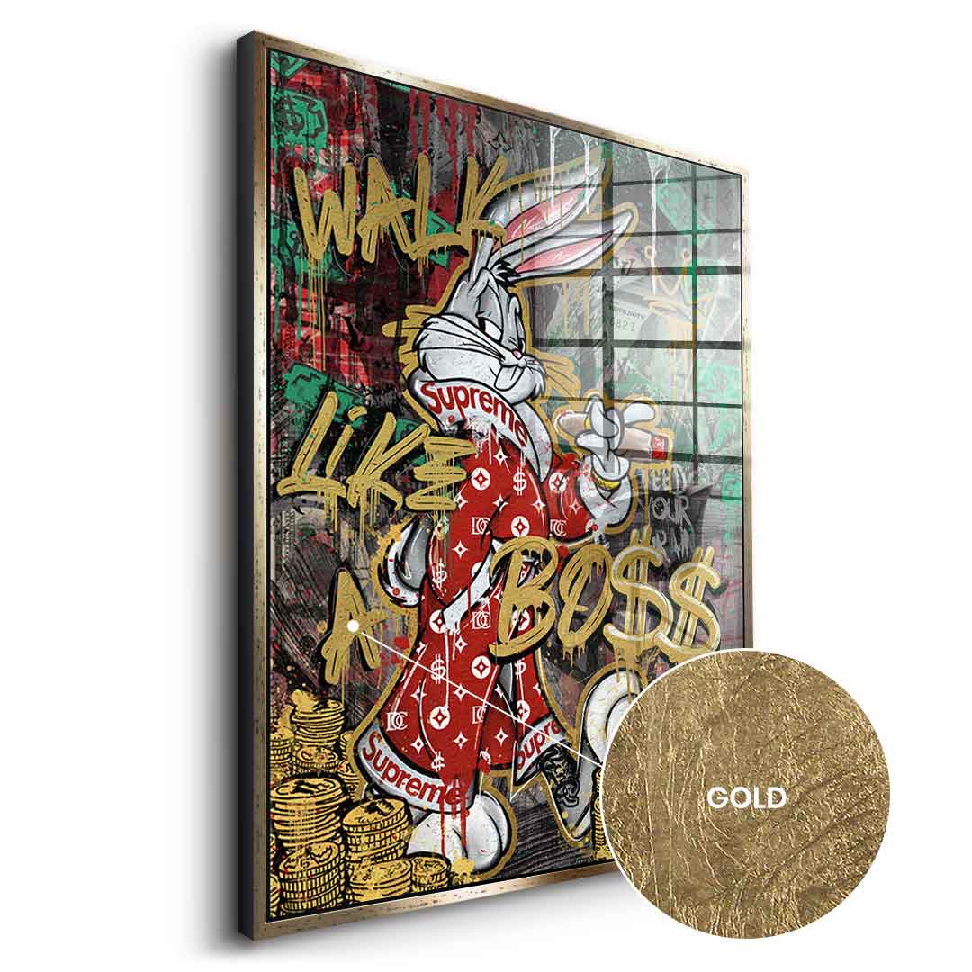WALK LIK€ A BO$$ - Złoty liść