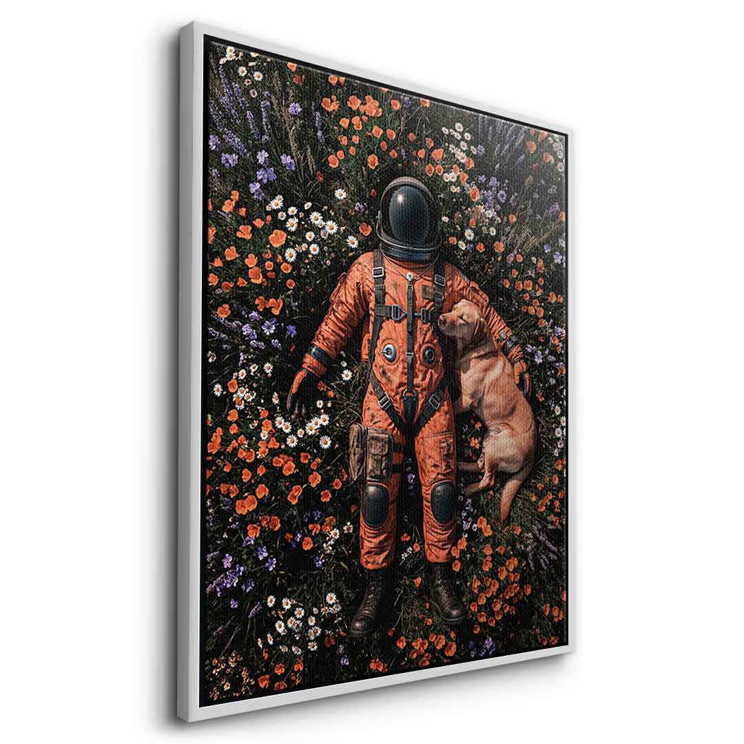 DOTCOMCANVAS® Astronaut's Loyal Companion Leinwandbild – Ansicht 9