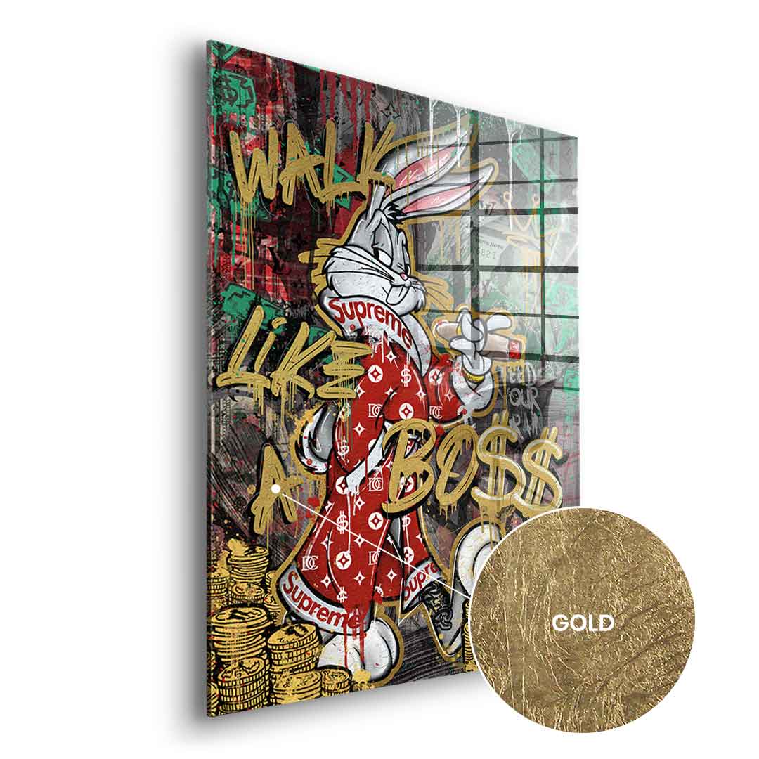 WALK LIK€ A BO$$ - Złoty liść