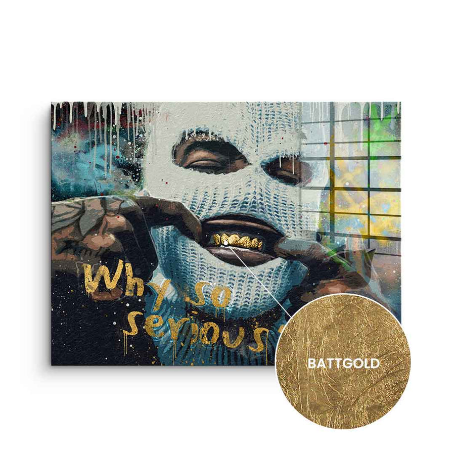 DOTCOMCANVAS 24K Feingold Bild Bad Guy - 24K Feingold