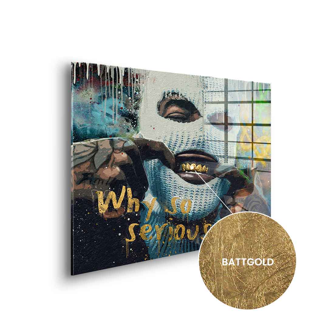 DOTCOMCANVAS 24K Feingold Bild Bad Guy - 24K Feingold