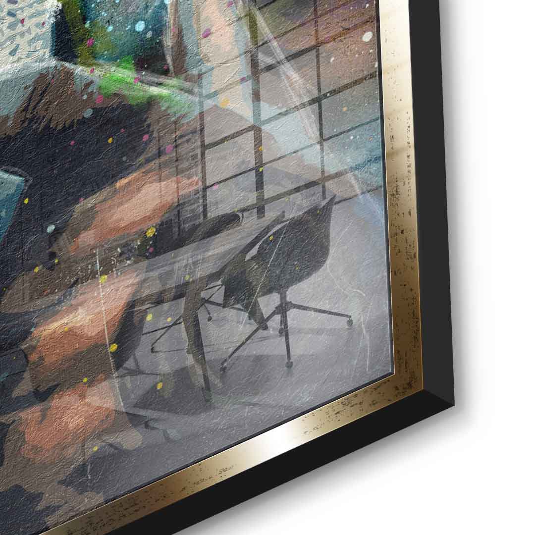 DOTCOMCANVAS 24K Feingold Bild Bad Guy - 24K Feingold