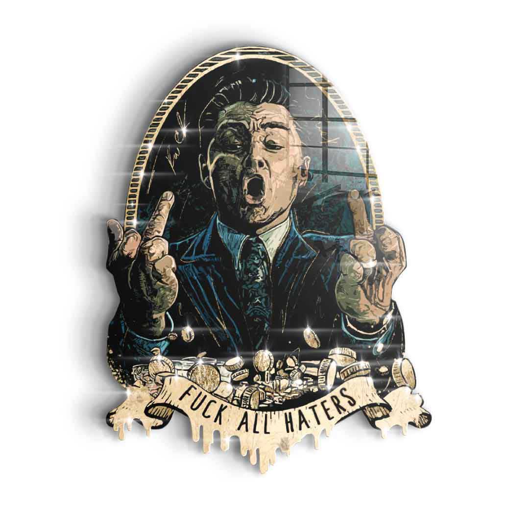 Wandskulptur Royal American Canvas - Blattgold