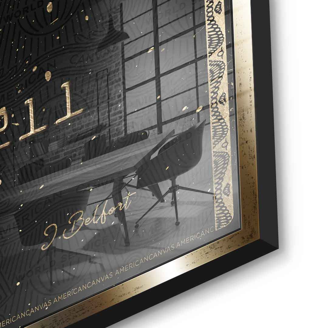 DOTCOMCANVAS 24K Feingold Bild Royal American Canvas - 24K Feingold