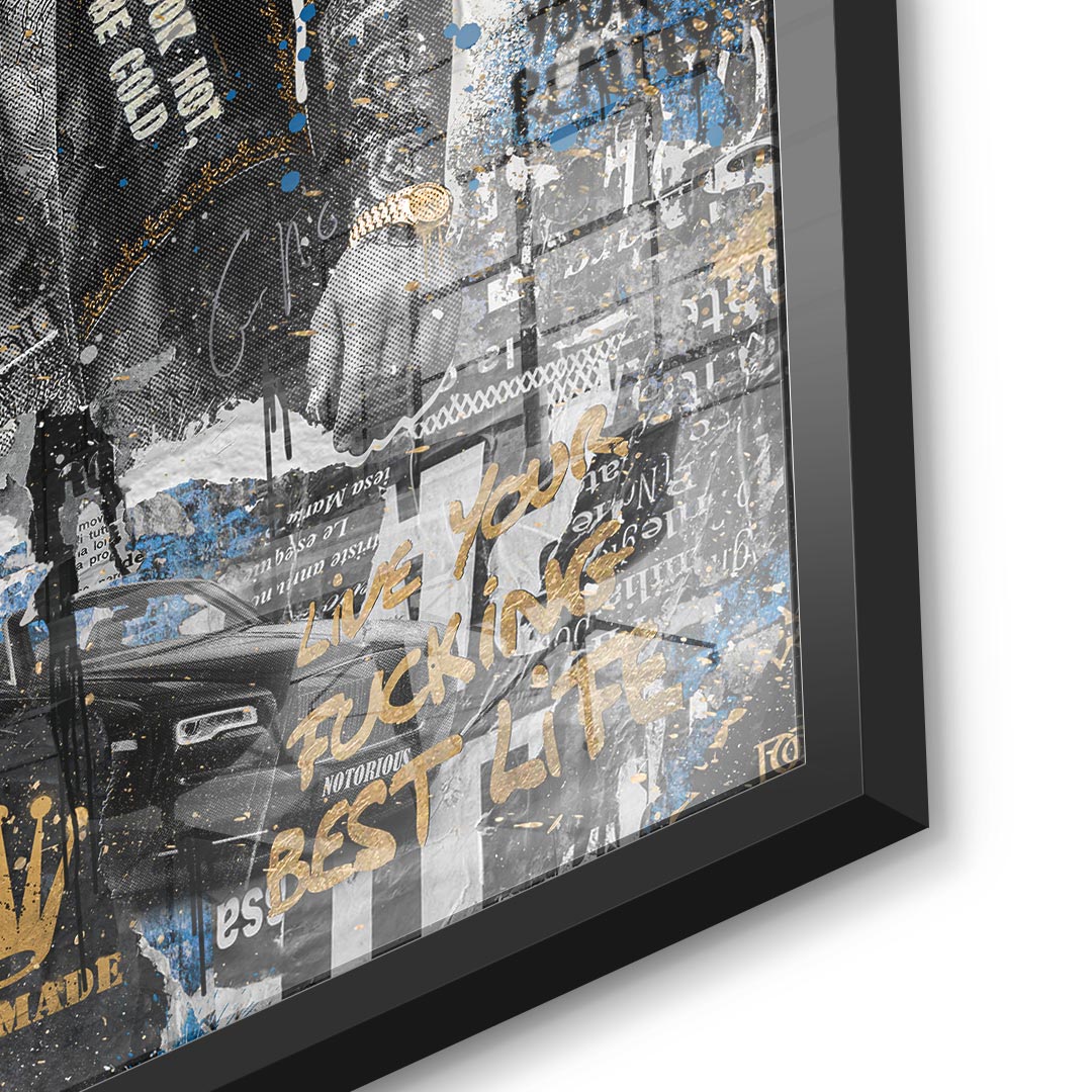 DOTCOMCANVAS 24K Feingold Bild TAX PROBLEM$ - 24K Feingold