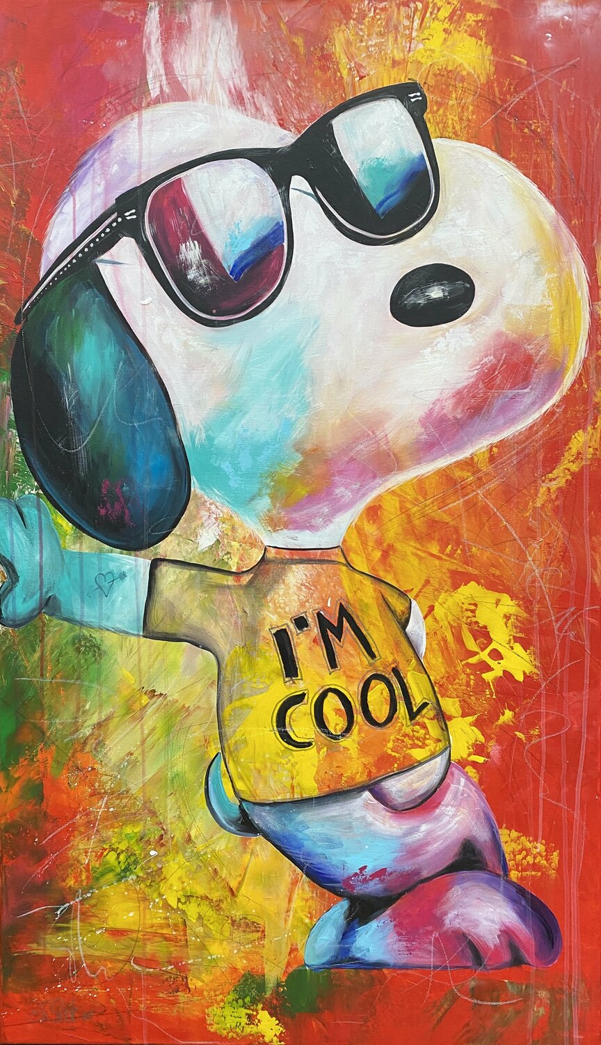 I'm cool – Original-Gemälde von Sabrina Seck
