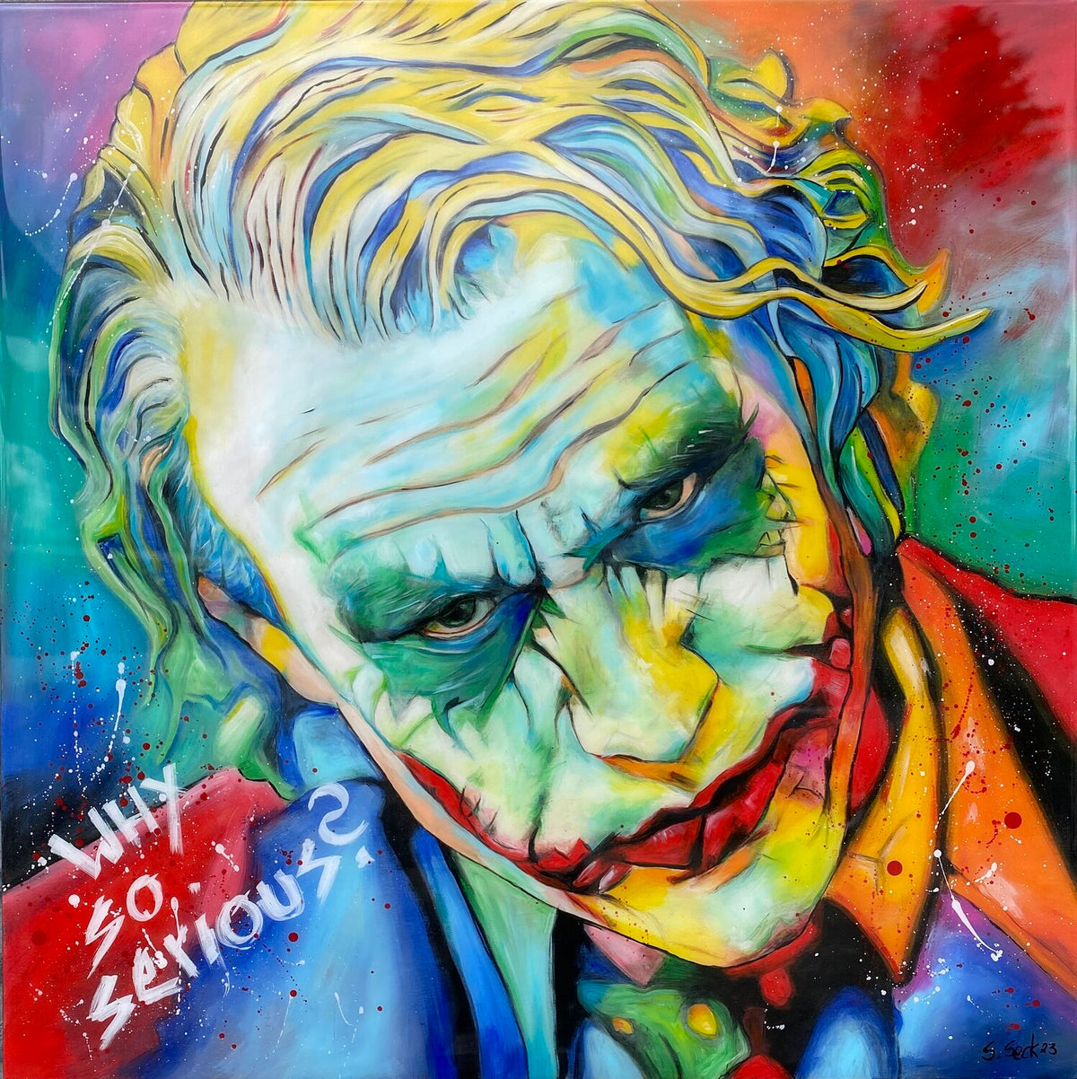 Why so serious – Original-Gemälde von Sabrina Seck