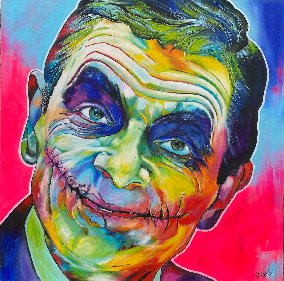 Mr. Joker – Original-Gemälde von Sabrina Seck