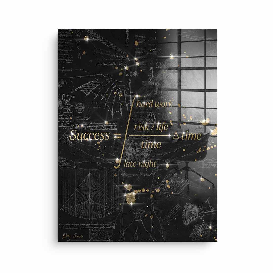 DOTCOMCANVAS 24K Feingold Bild Success - 24K Feingold