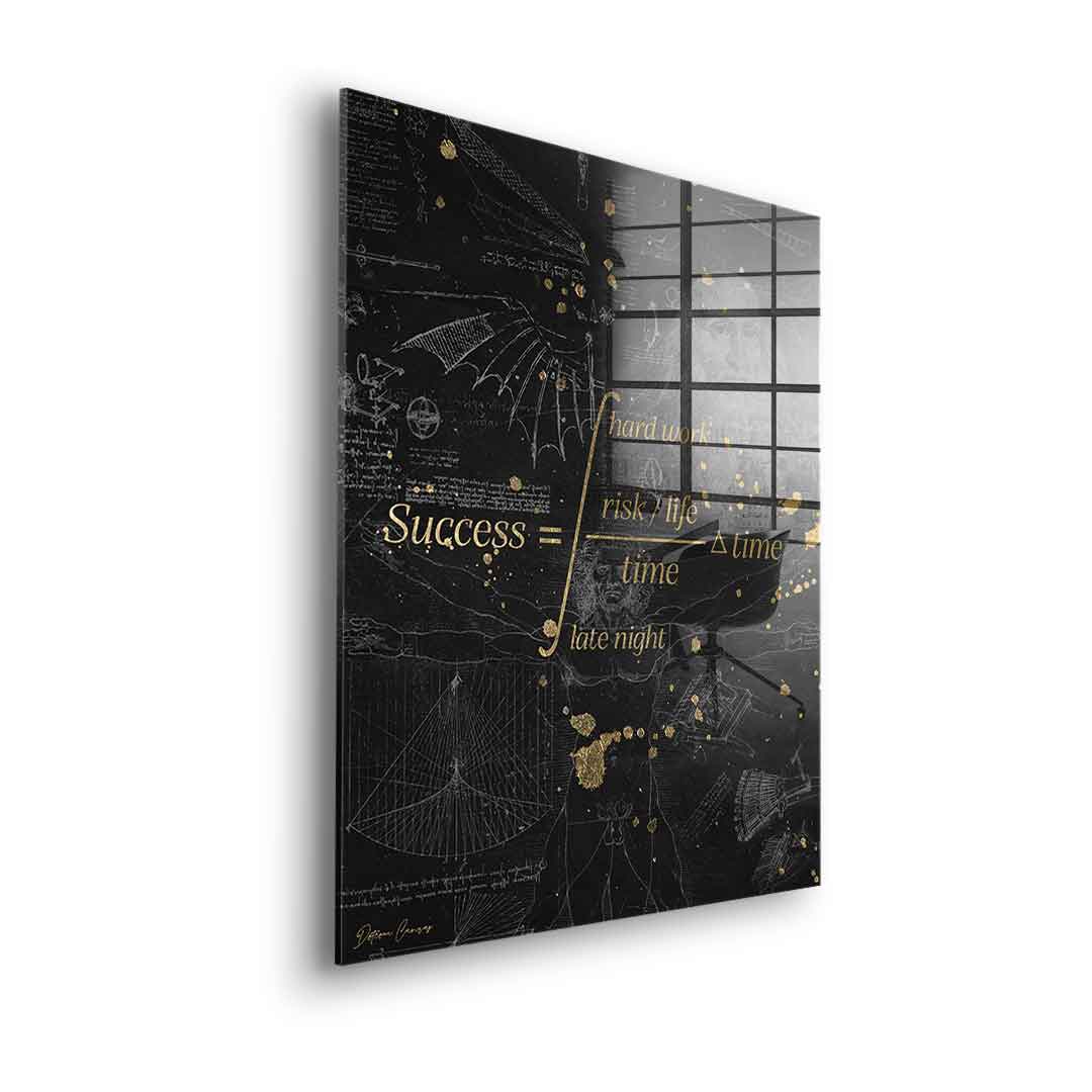 DOTCOMCANVAS 24K Feingold Bild Success - 24K Feingold