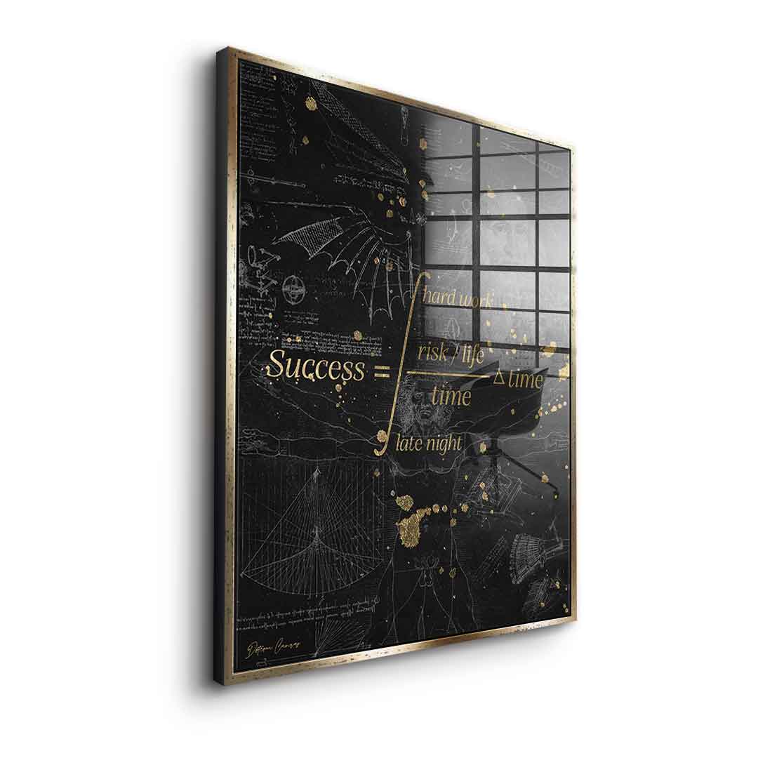 DOTCOMCANVAS 24K Feingold Bild Success - 24K Feingold