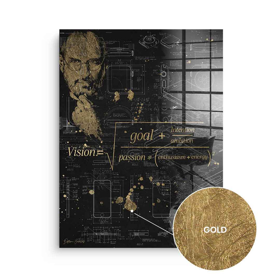 DOTCOMCANVAS 24K Feingold Bild Vision - 24K Feingold