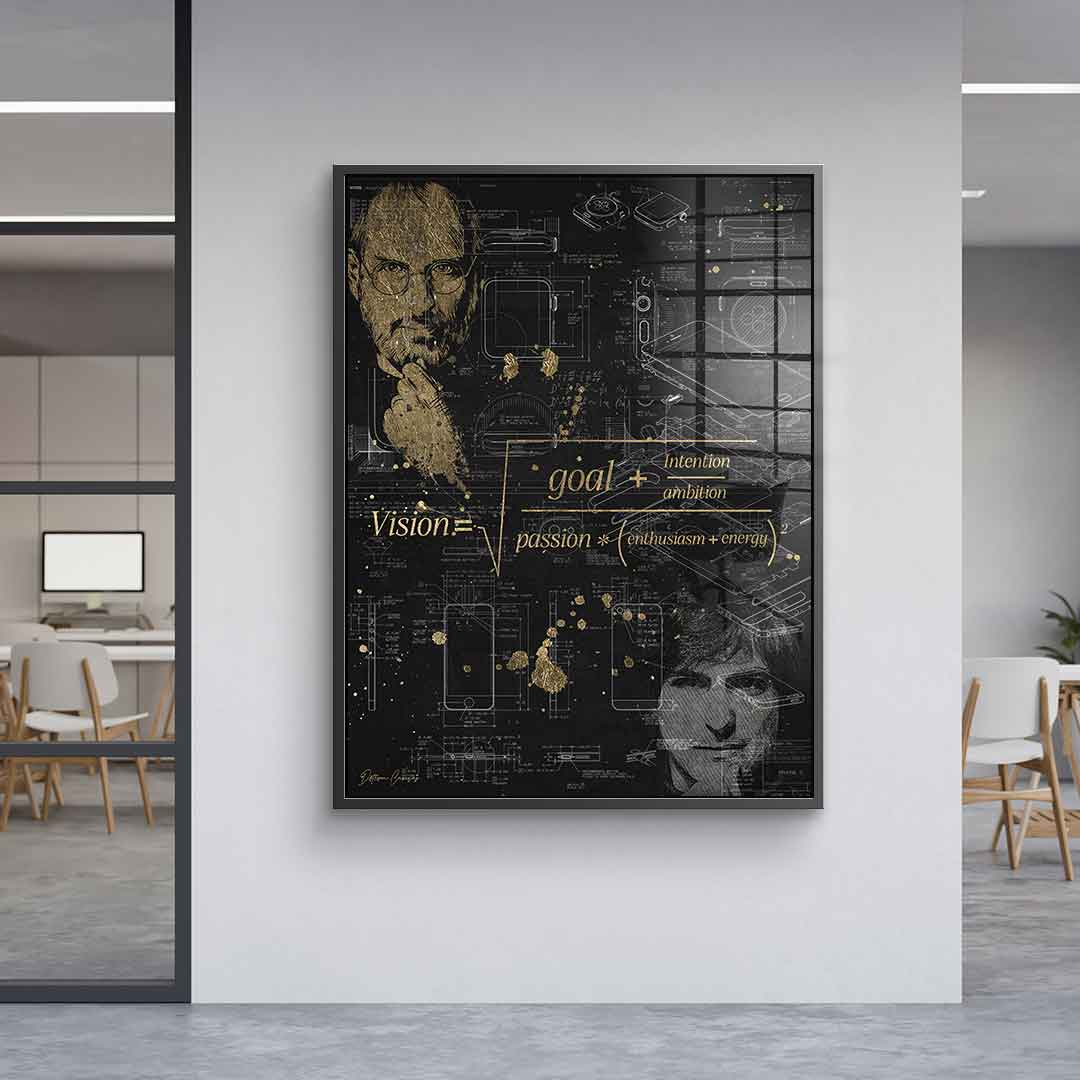DOTCOMCANVAS 24K Feingold Bild Vision - 24K Feingold