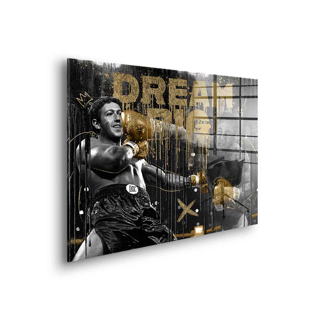 DOTCOMCANVAS 24K Feingold Bild Billionaire Fight - 24K Feingold