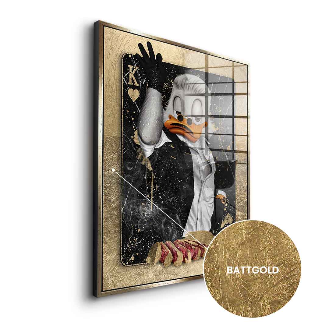 DOTCOMCANVAS 24K Feingold Bild Nusret Duck - 24K Feingold