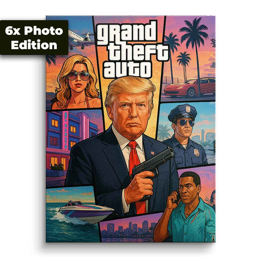 GTA Collage - Customizable Wall Art