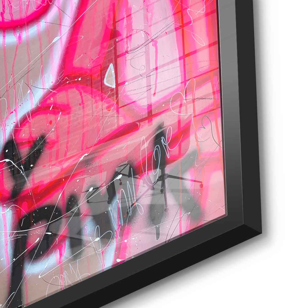 Don't Worry Be Pink - Acrylic Glass