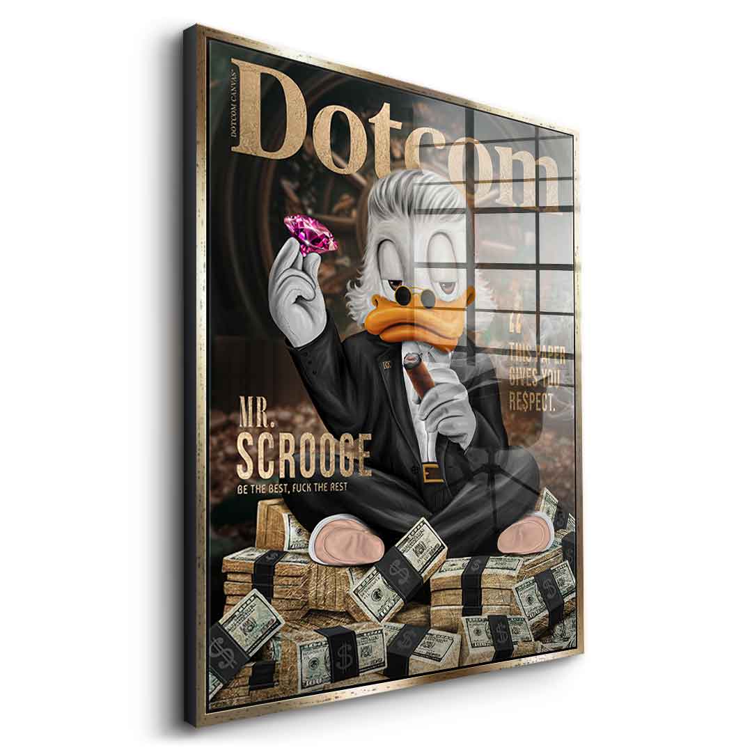 DOTCOMCANVAS 24K Feingold Bild Mr. RE$PECT - 24K Feingold