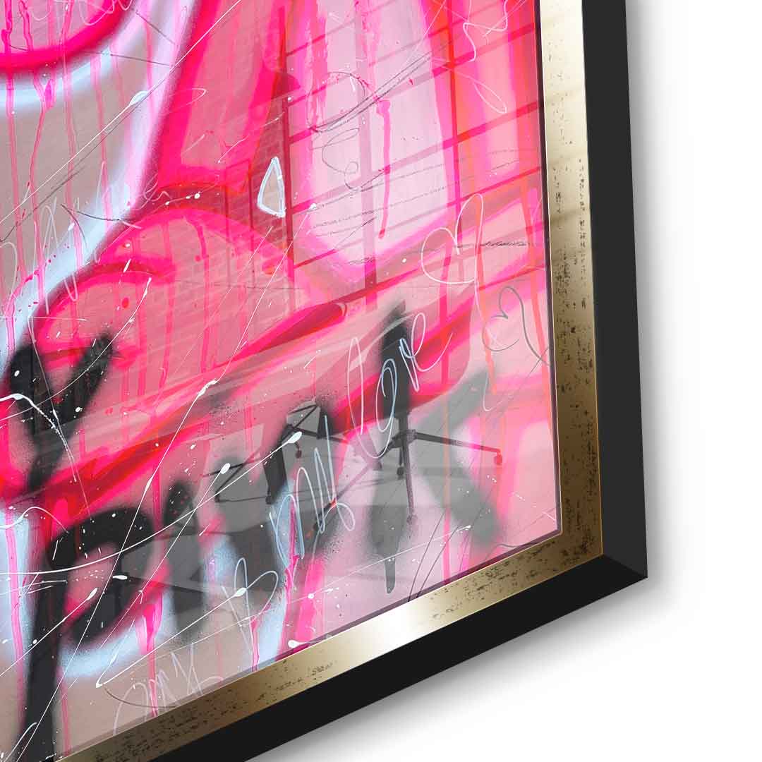 Don't Worry Be Pink - Acrylic Glass