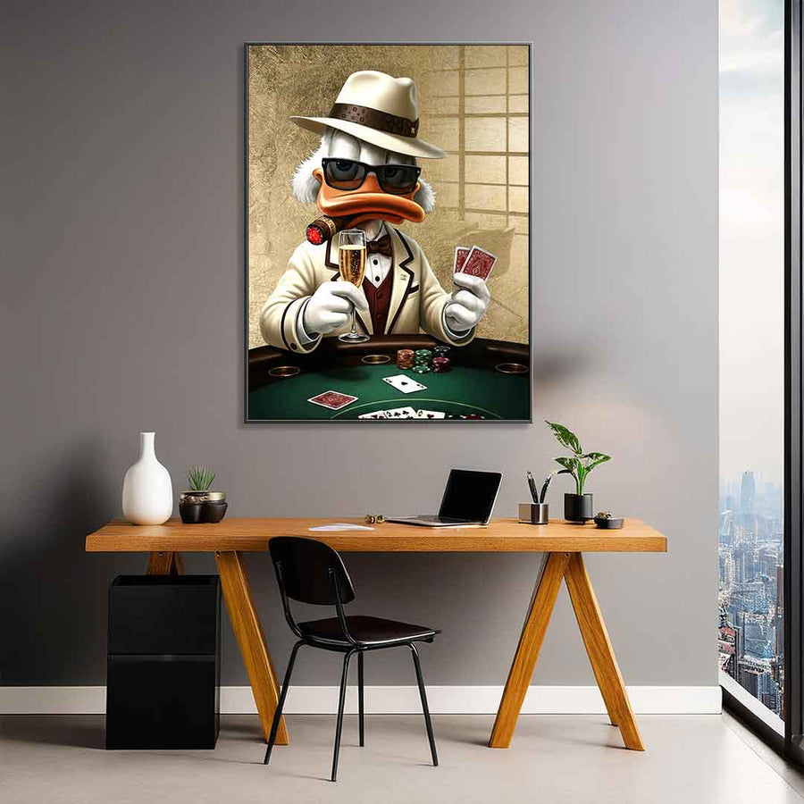 DOTCOMCANVAS 24K Feingold Bild Poker Night - 24K Feingold