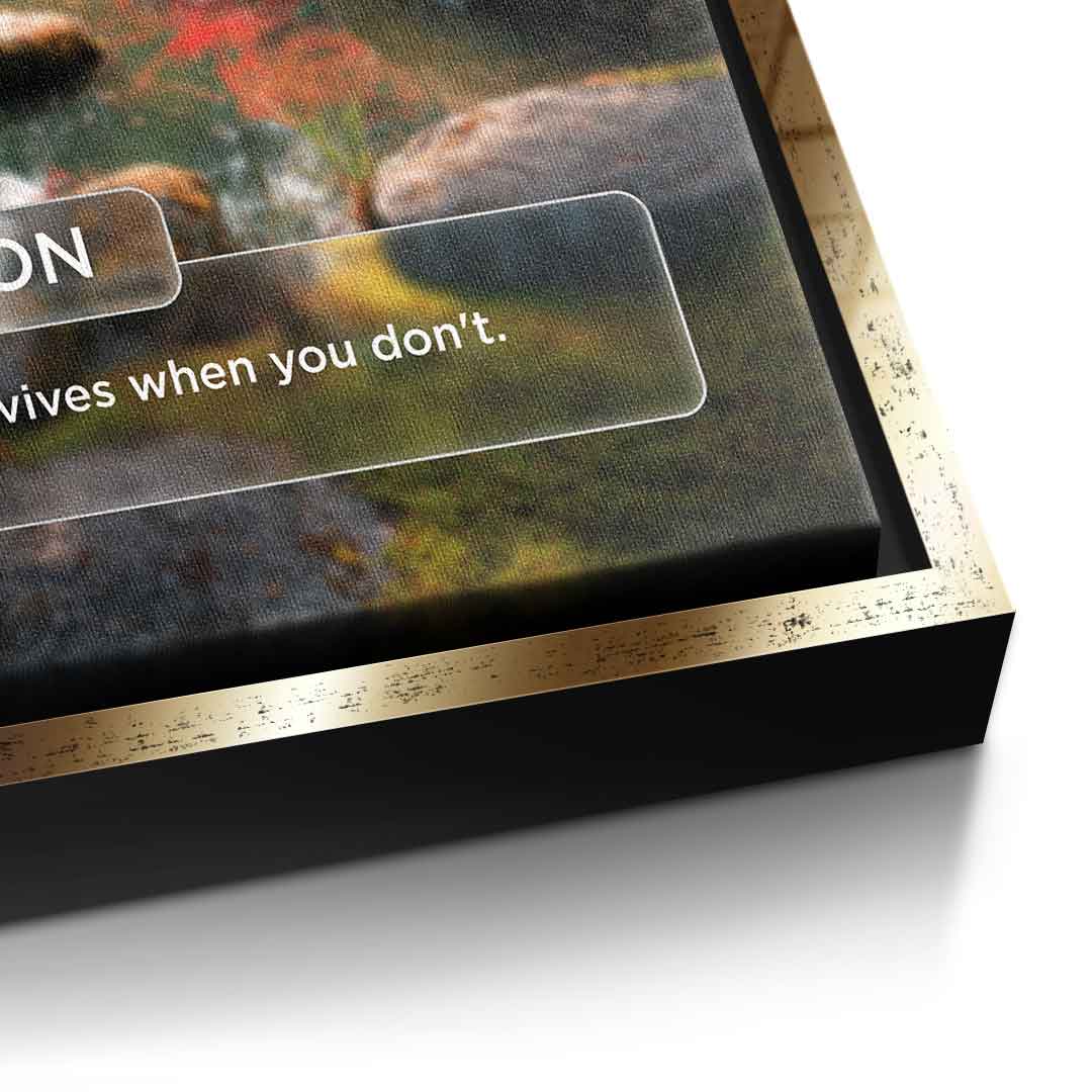 DOTCOMCANVAS® Legacy (Le) Leinwandbild Version Farbig – Detailansicht
