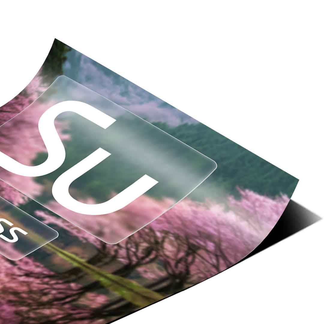 DOTCOMCANVAS® Success (Su) Poster Version Farbig – Eck-Detail