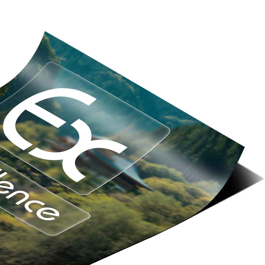 DOTCOMCANVAS® Excellence (Ex) Poster Version Farbig – Eck-Detail