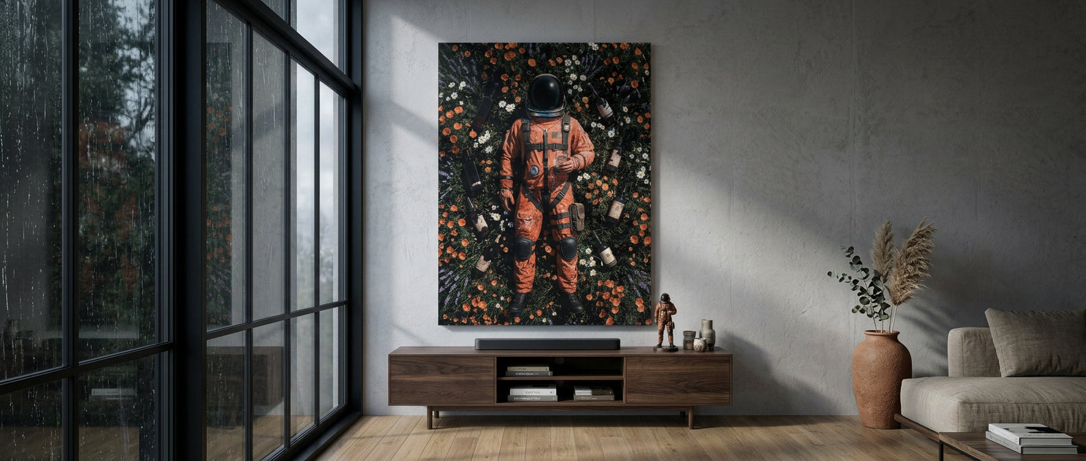 The Earthbound Astronaut Leinwandbild Banner