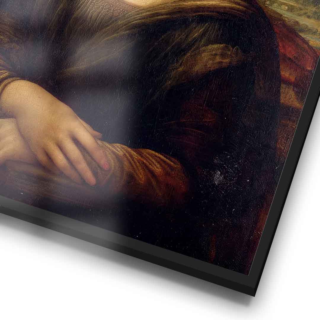 DOTCOMCANVAS Mona Lisa 2 for Toilett Poster – Humor Klassik WC Wandbild