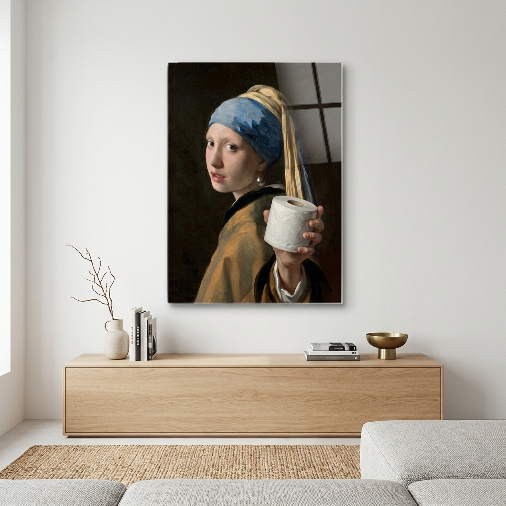 Classic Painting for Toilett Acrylglas Room