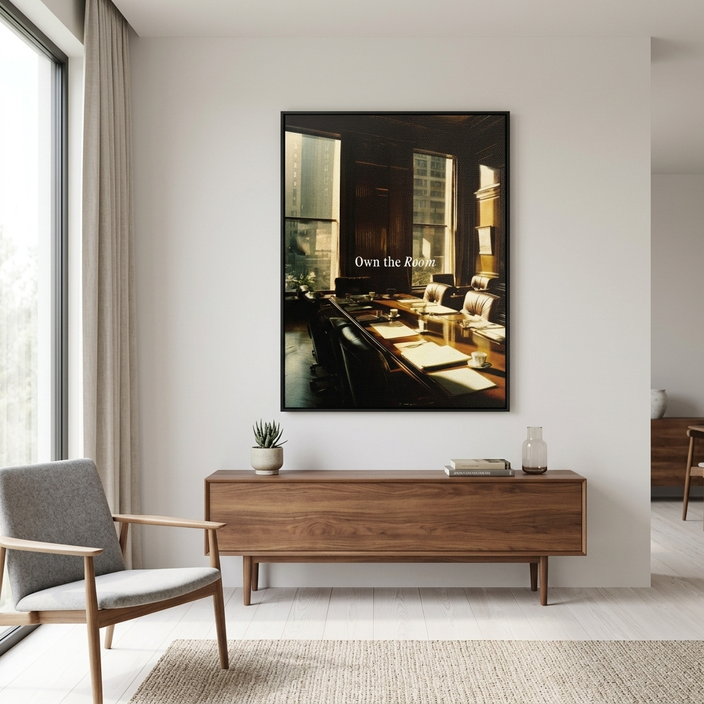 Own the Room Leinwand Raum-Mockup