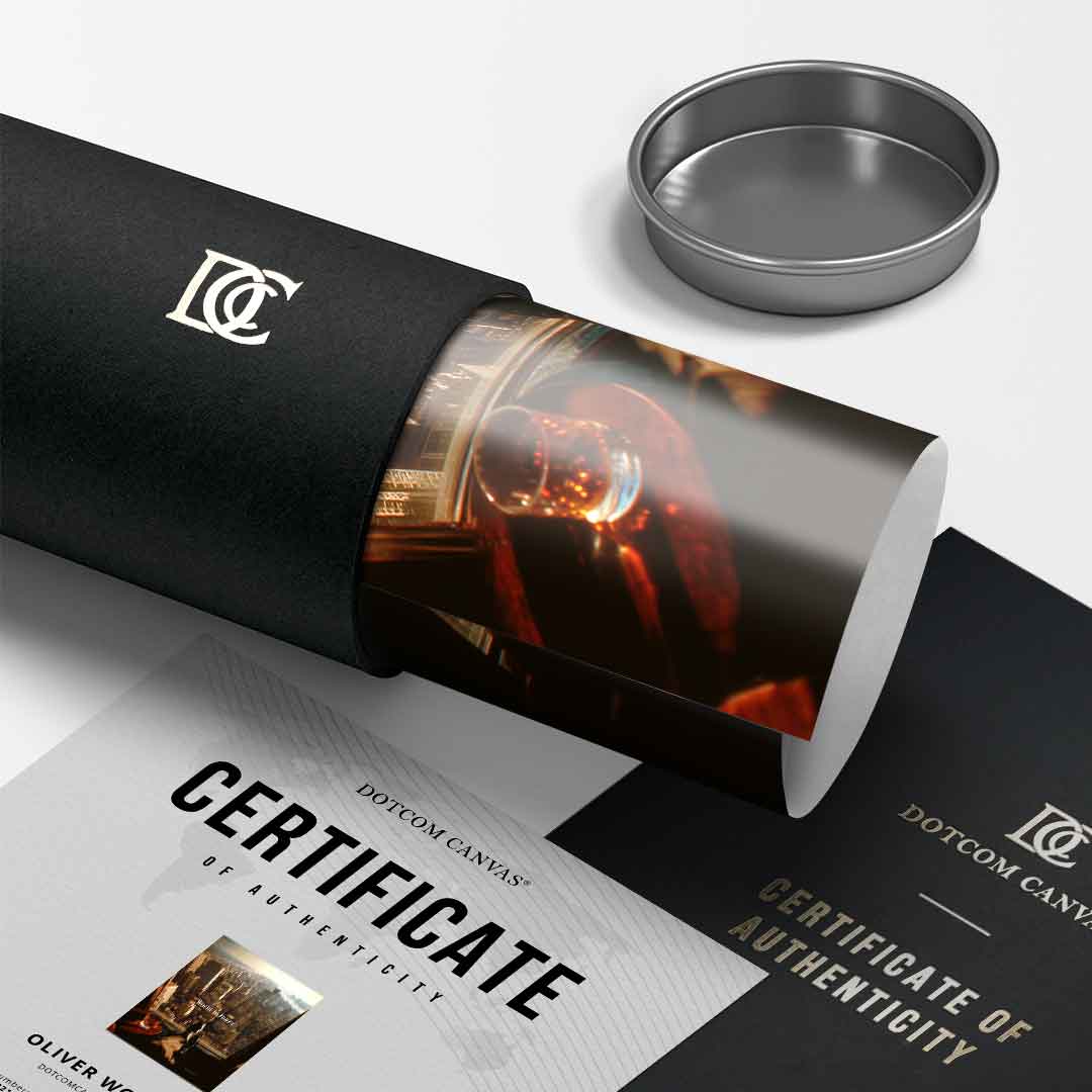 DOTCOMCANVAS World is Yours Poster Posterhülse Versand