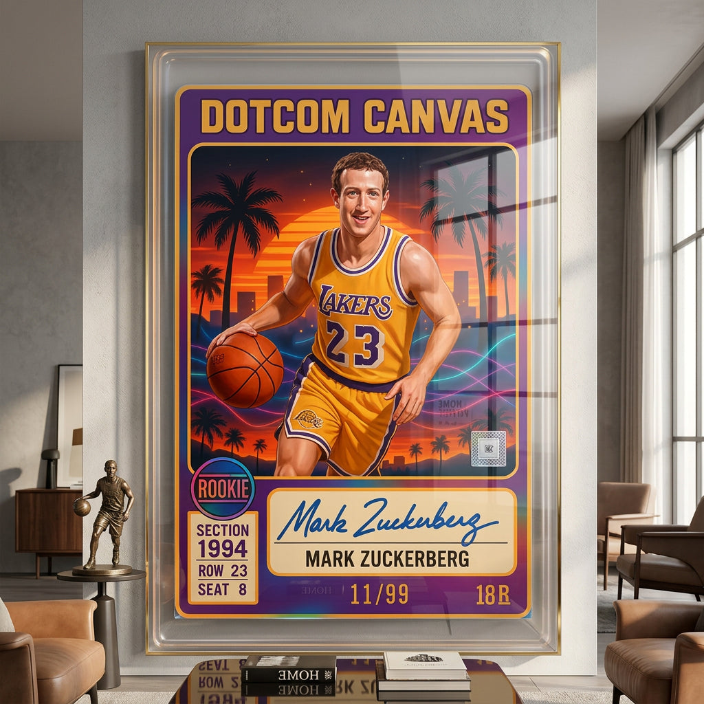 DOTCOMCANVAS® Absolute Focus Acrylglas – Raum-Mockup