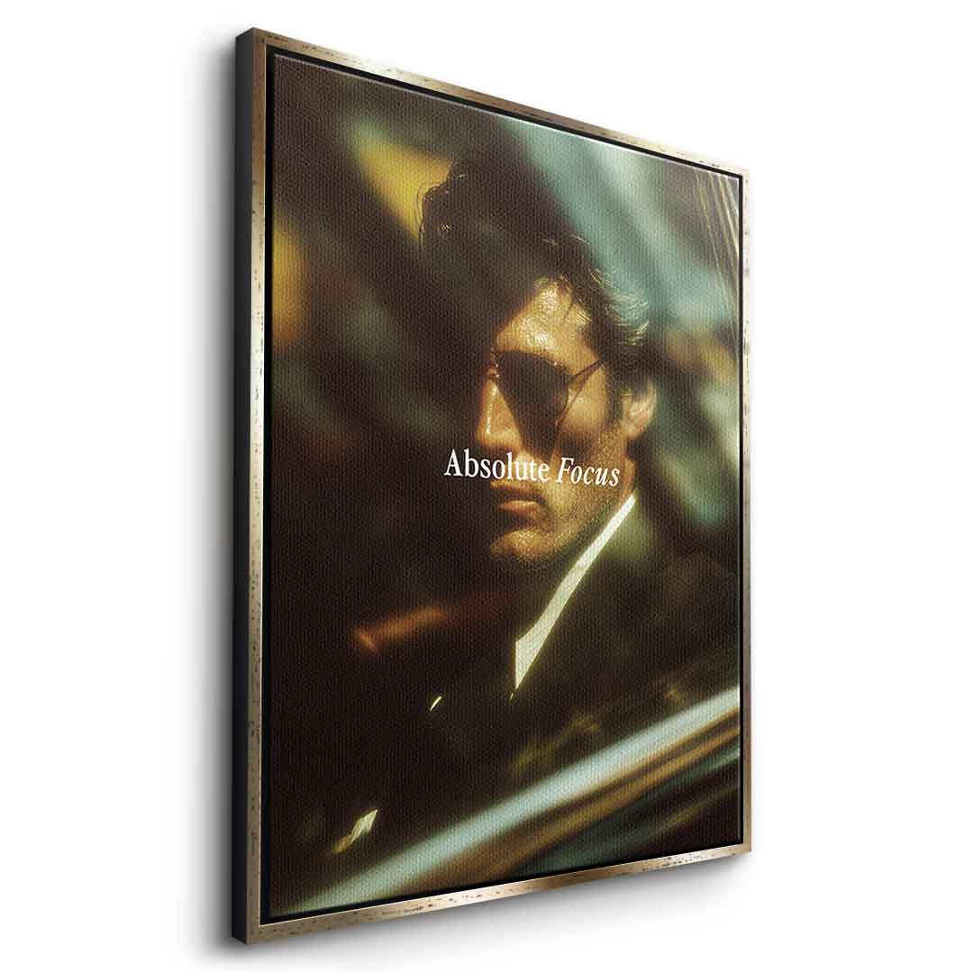 DOTCOMCANVAS® Absolute Focus Leinwandbild – Detailansicht