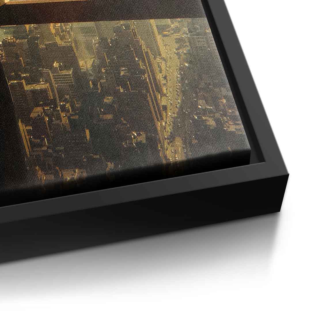 DOTCOMCANVAS Timeless Ambition Leinwandbild Detailansicht schwarz