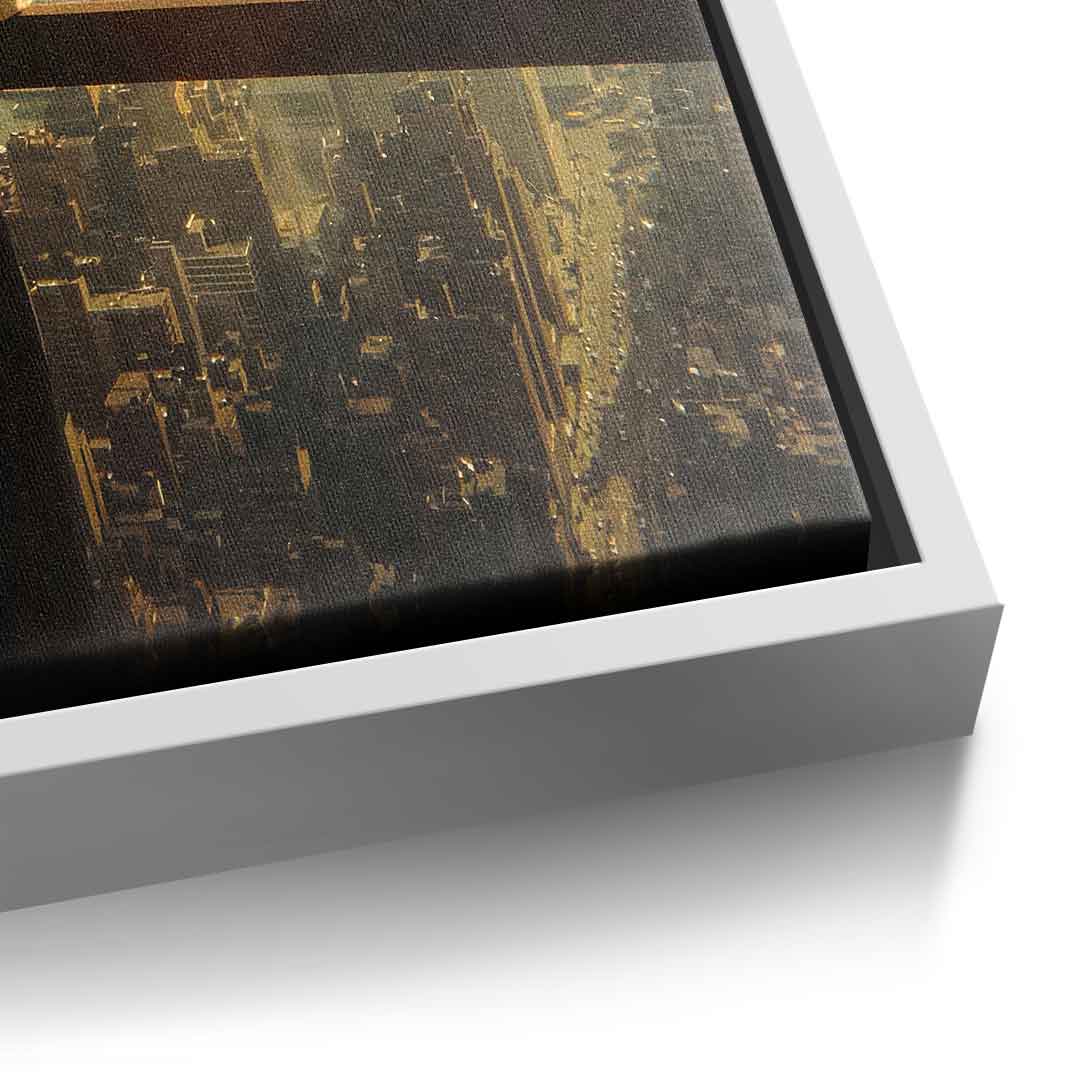DOTCOMCANVAS Timeless Ambition Leinwandbild Detailansicht weiß