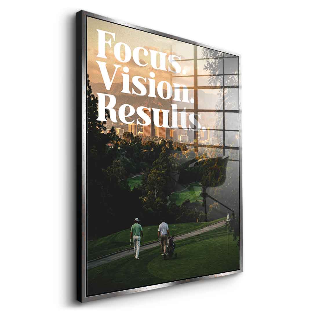 Focus. Vision. Results. Seitenansicht