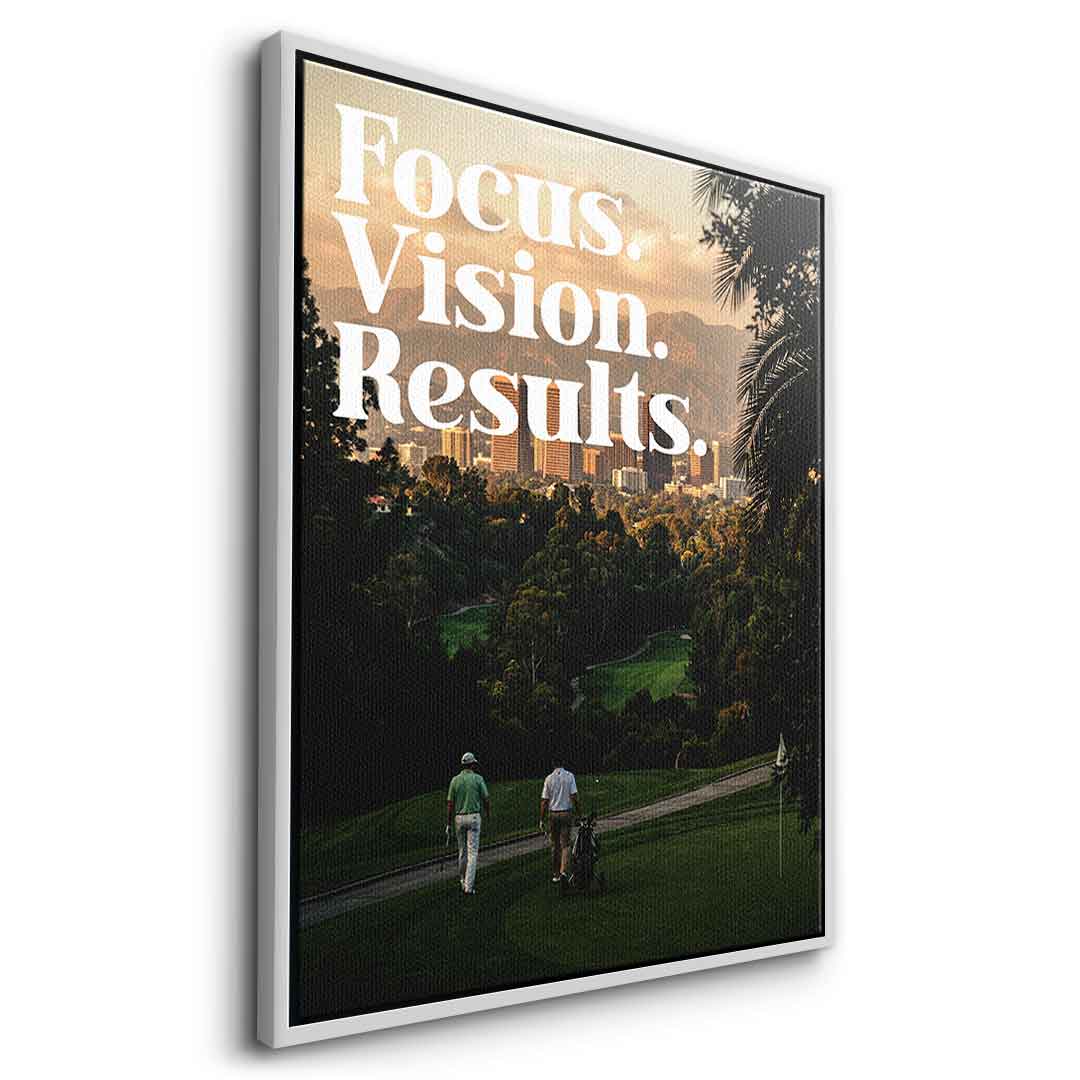 Focus. Vision. Results. Seitenansicht