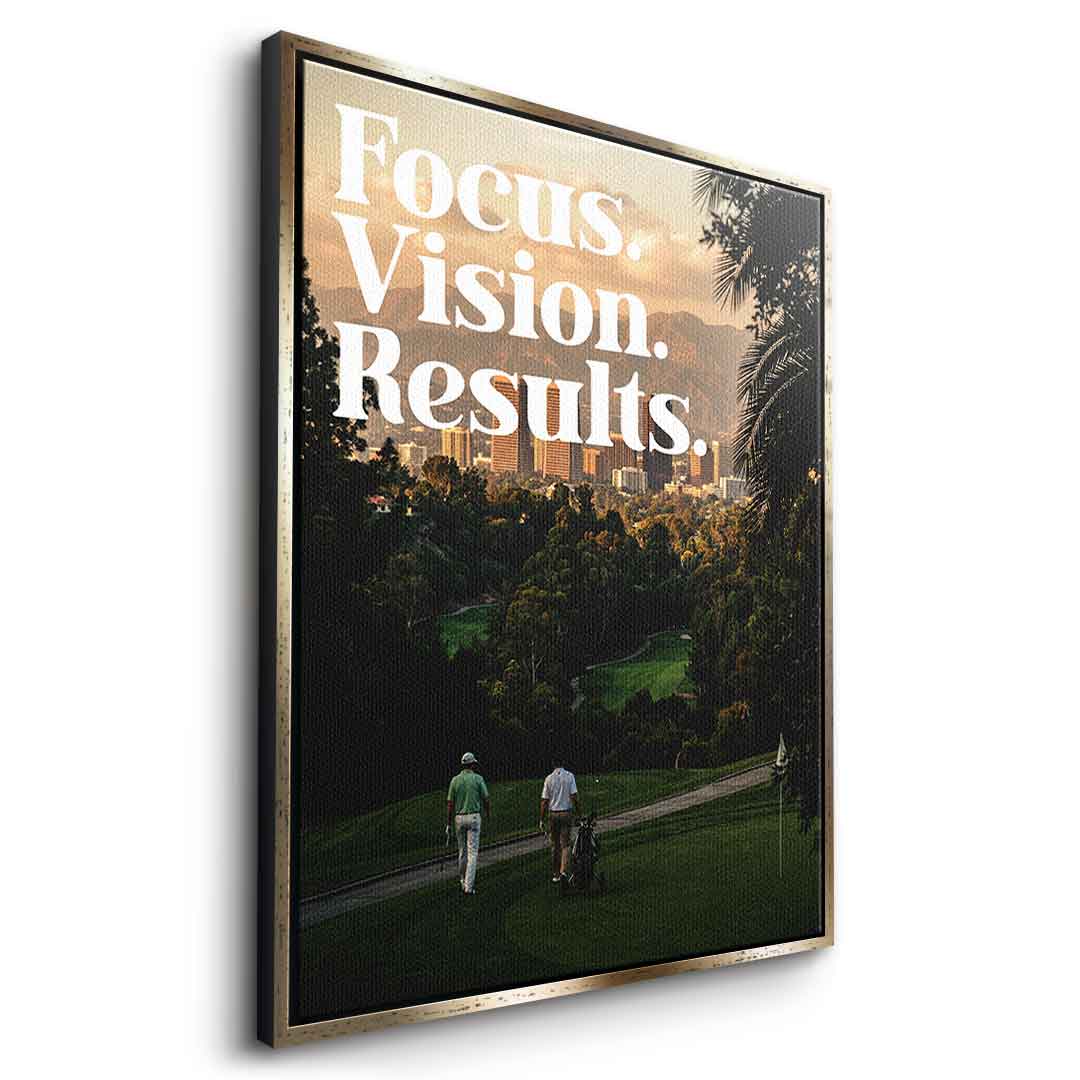 Focus. Vision. Results. Seitenansicht